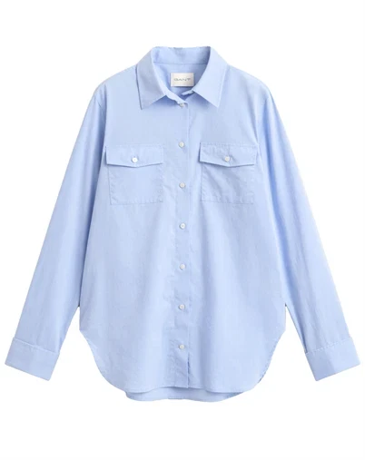 Gant - Reg French Cuff Skjorte - Misty Lavender